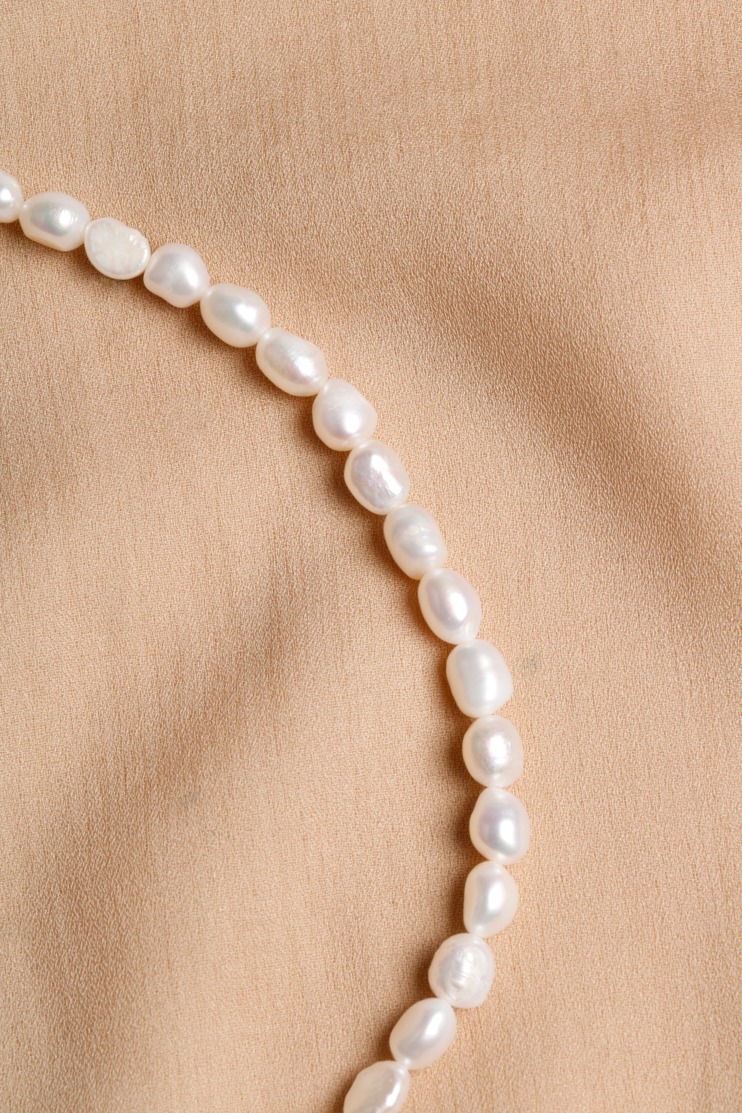 Certified Freshwater Pearl Necklace with Sterling Silver Clasp