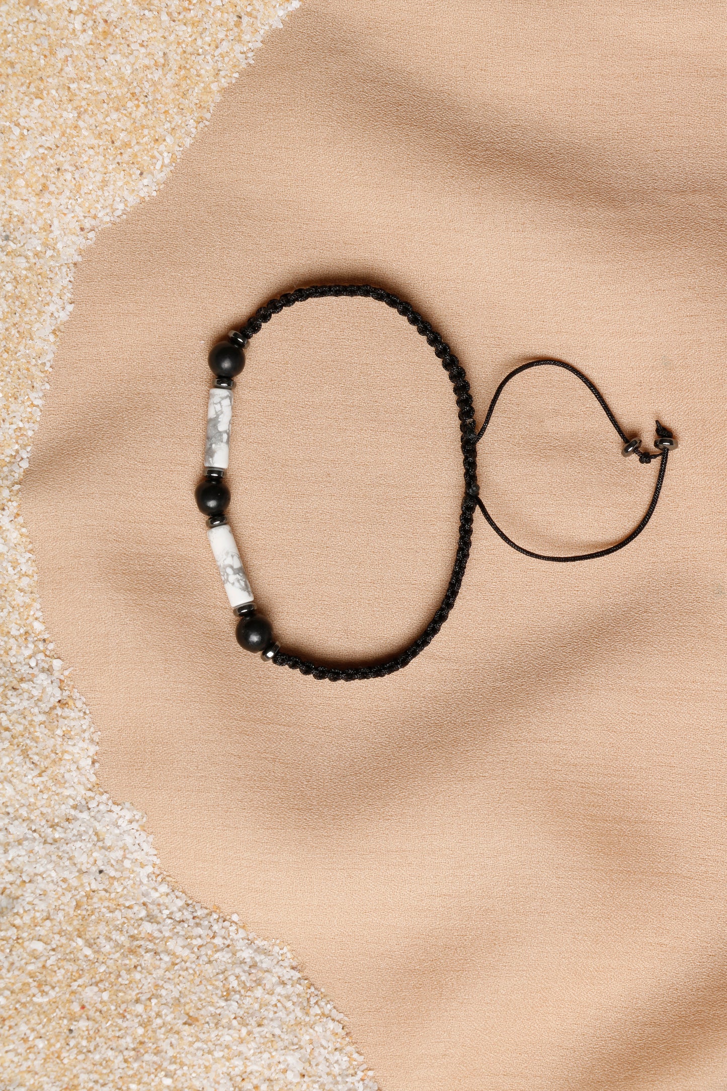 Oceanistone Men’s Bracelet Collection: Howlite and Shungite Harmony