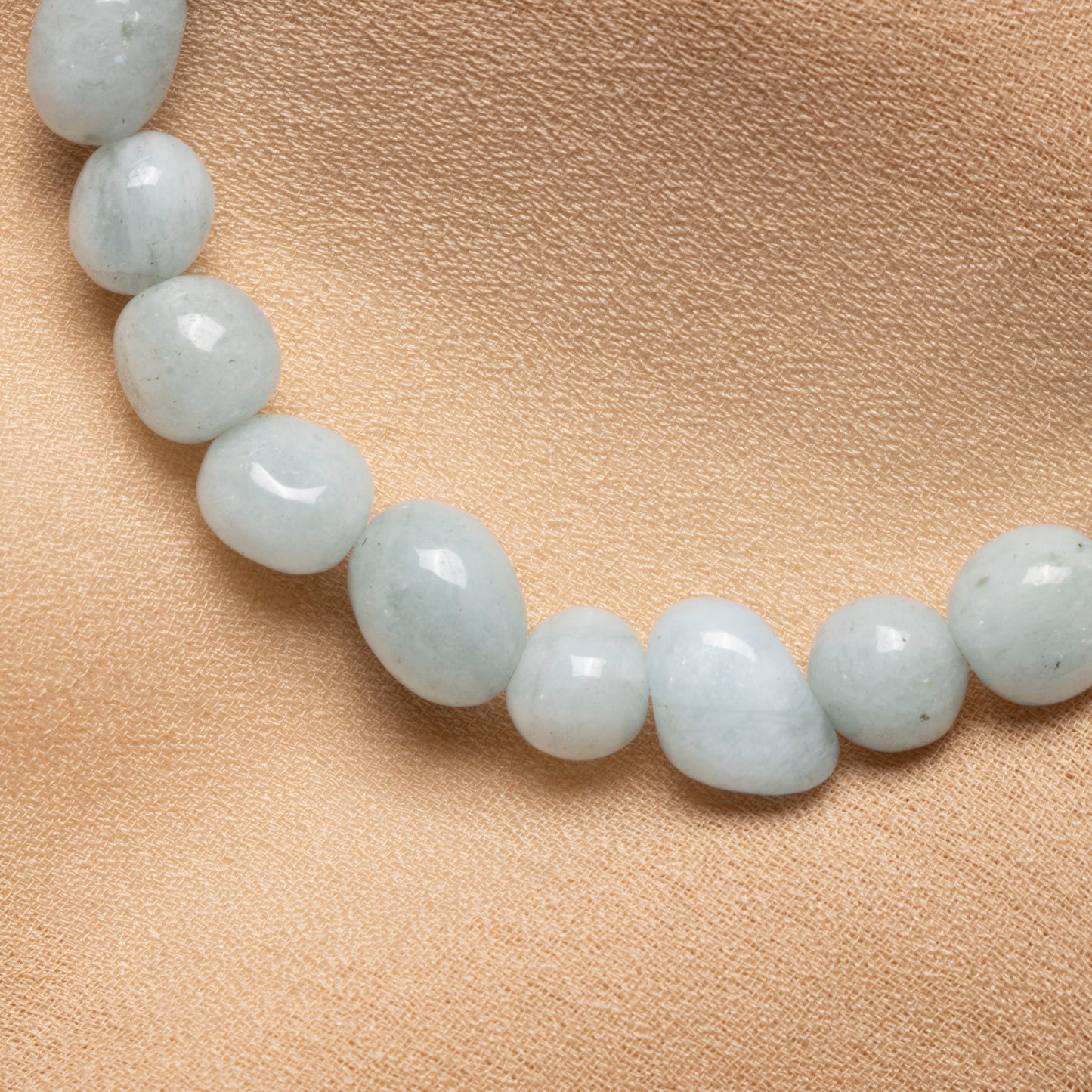 Handcrafted Amazonite Bracelet with Sterling Silver Clasp