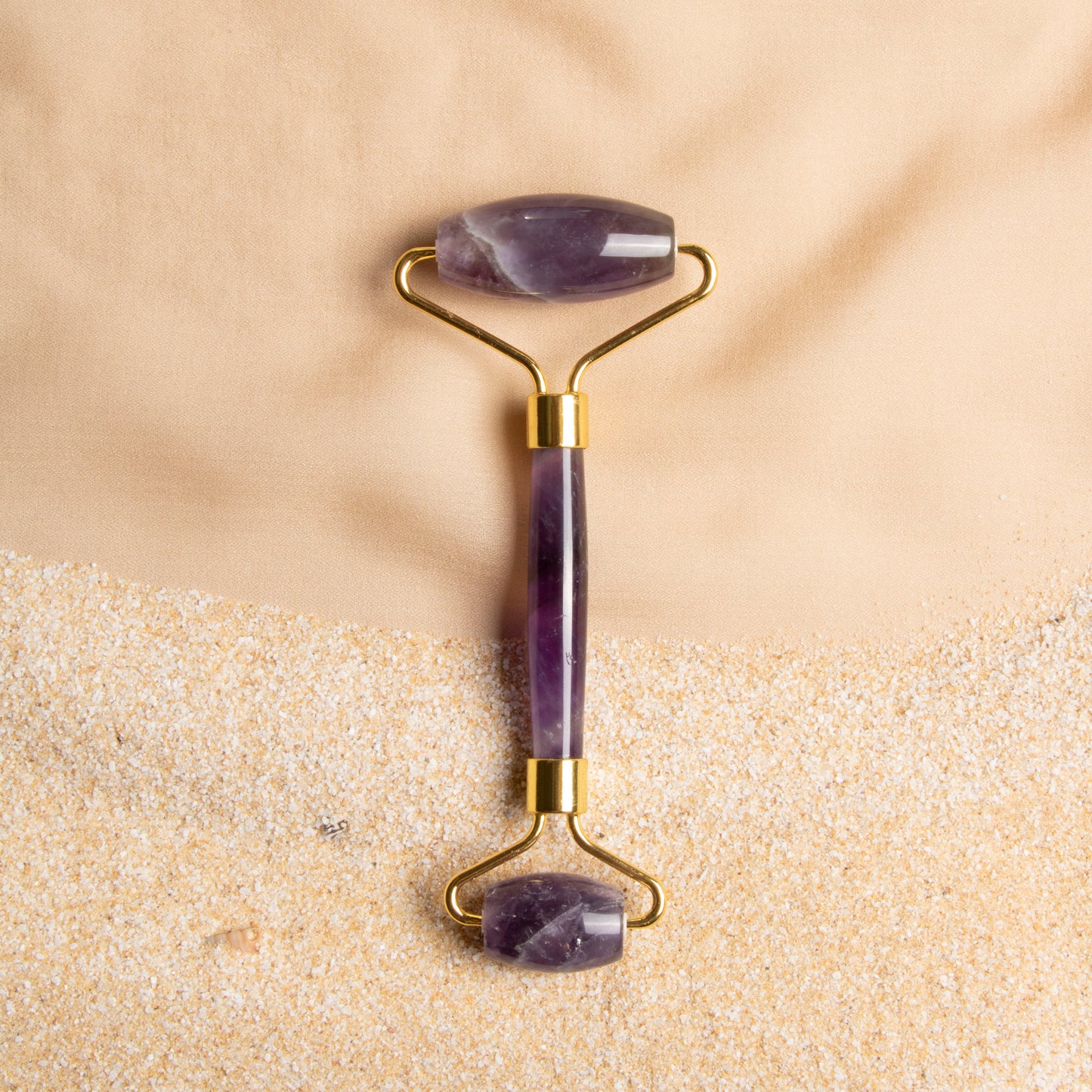 Amethyst Roller & Heart-Shaped Gua Sha Massage Set