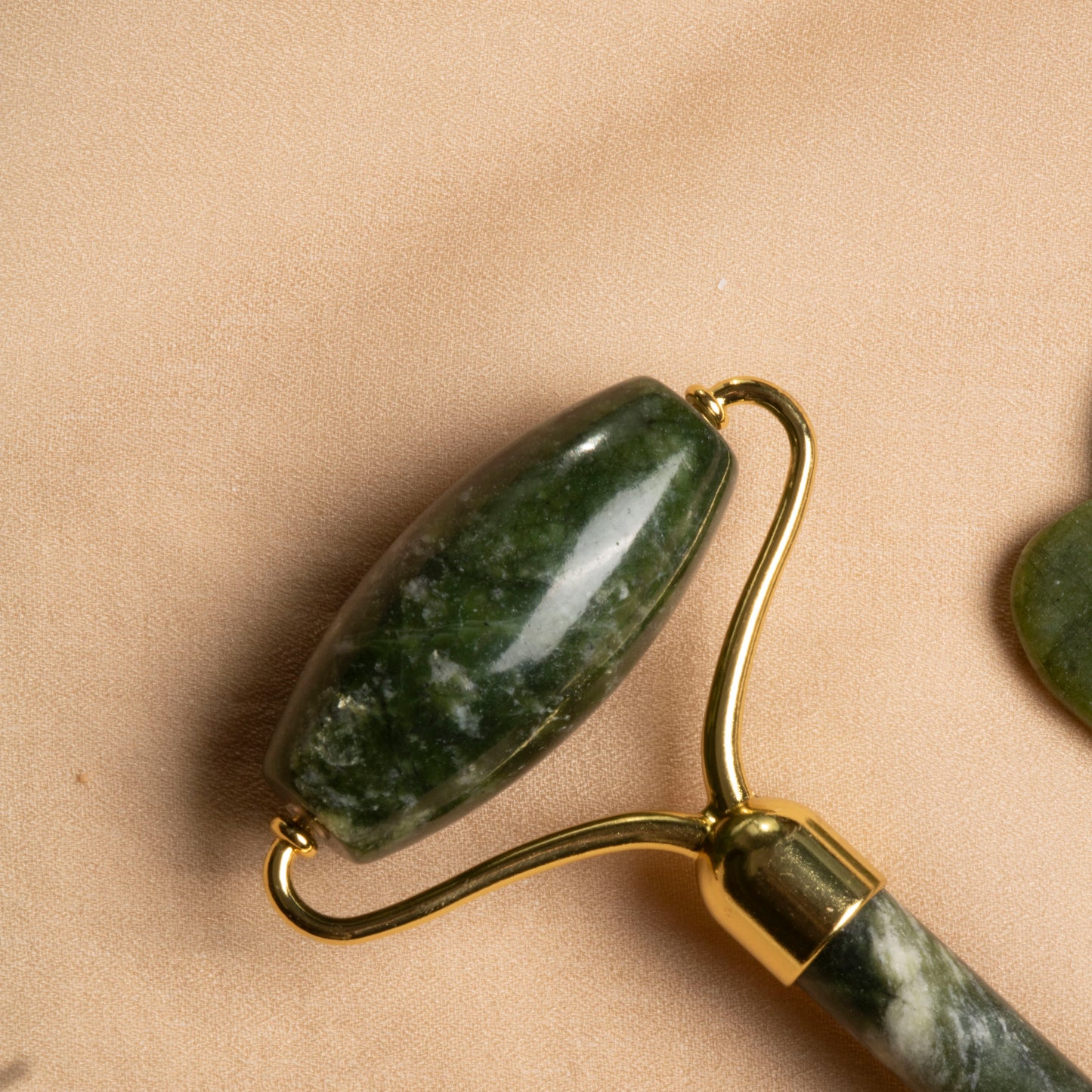 Jade Roller & Goose Foot Gua Sha Massage Set