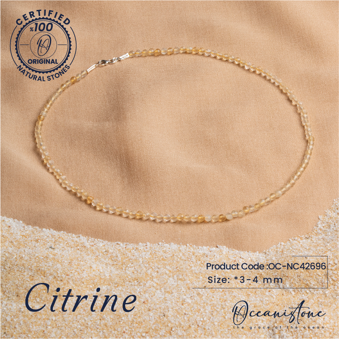 Citrine Necklace – Radiate Positivity and Abundance