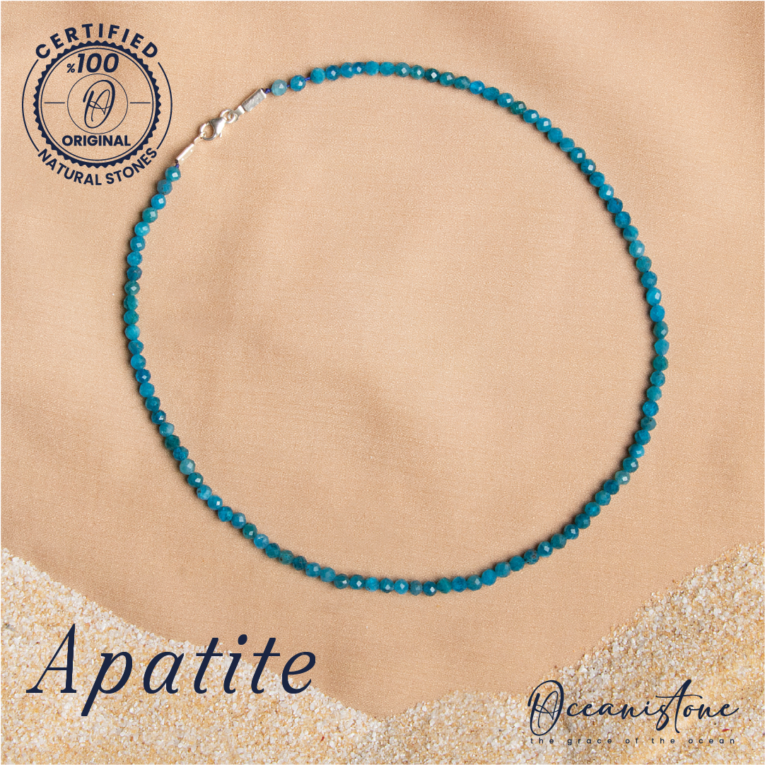Apatite Gemstone Necklace – A Symbol of Clarity and Creativity