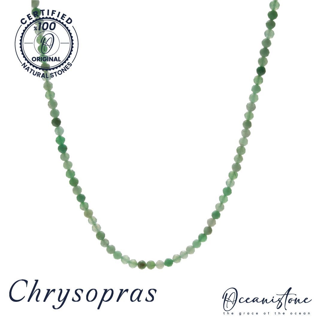 Chrysoprase Gemstone Necklace – A Touch of Natural Elegance