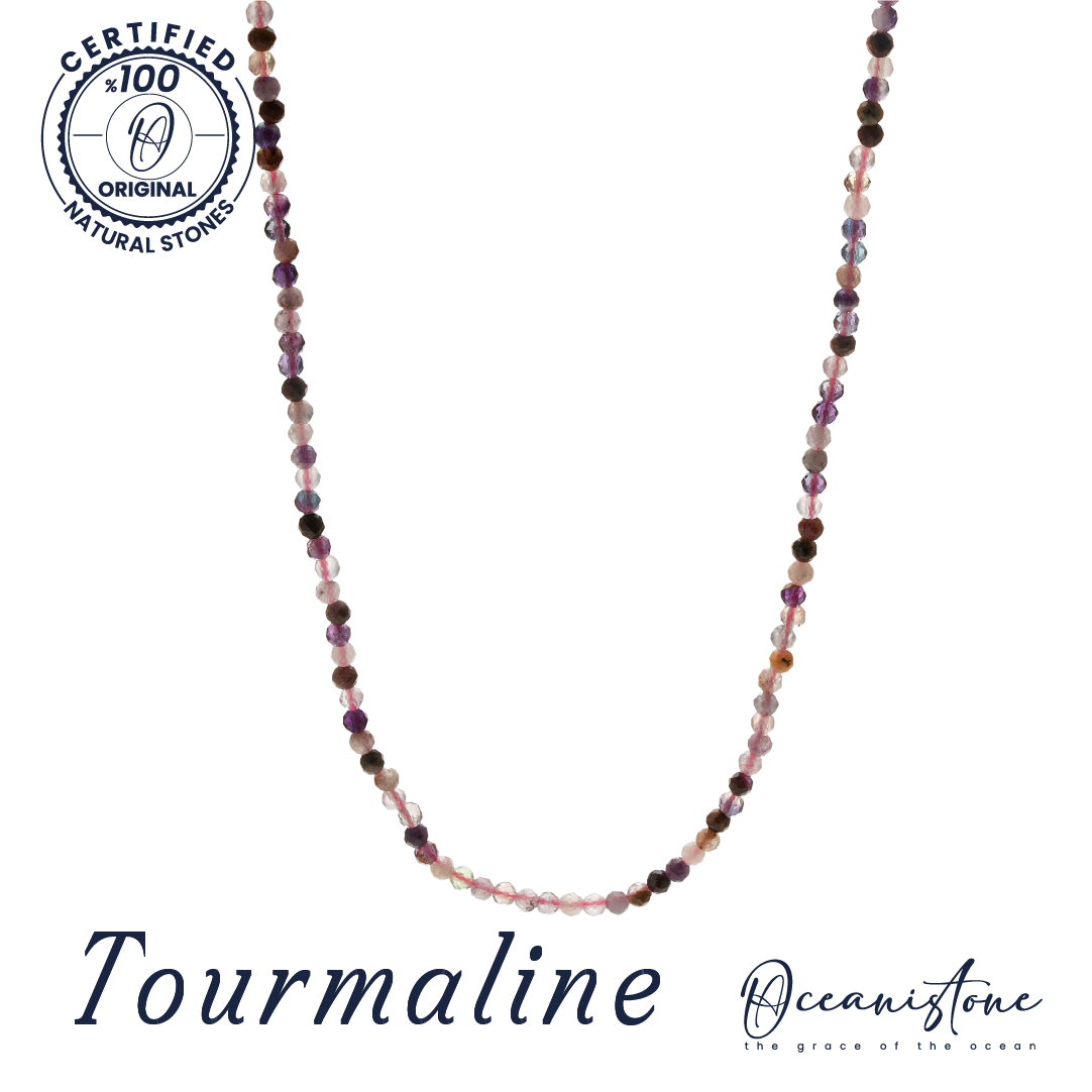 Tourmaline Necklace - A Symphony of Natural Colors