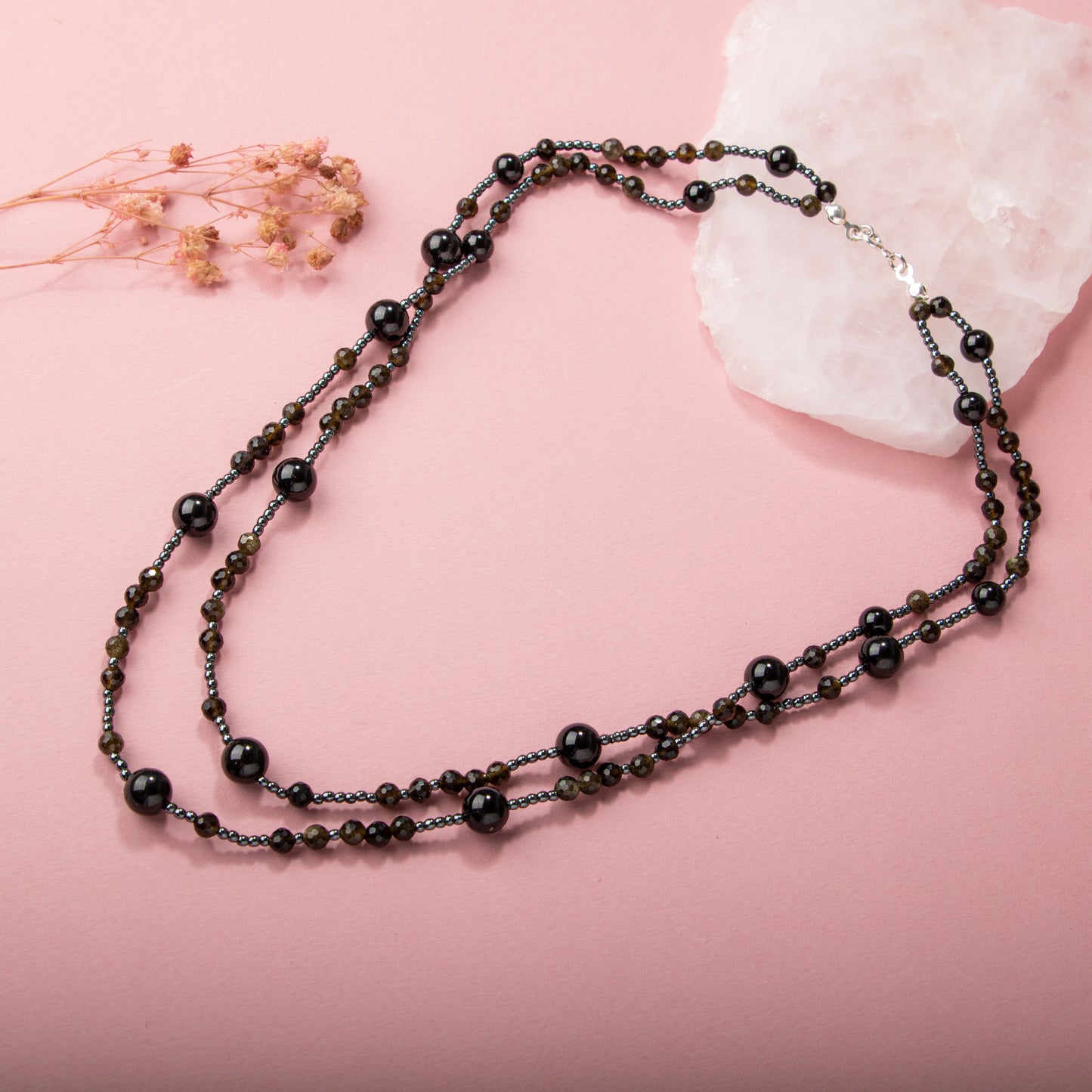 Smoky Quartz Natural Stone Necklace