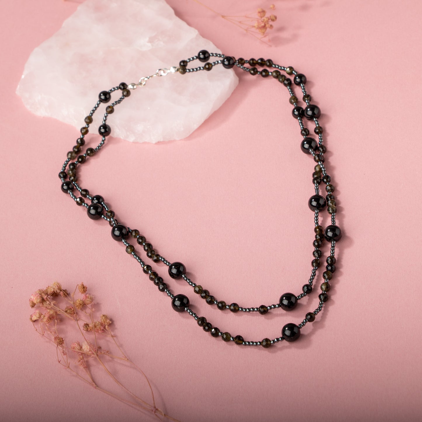 Smoky Quartz Natural Stone Necklace