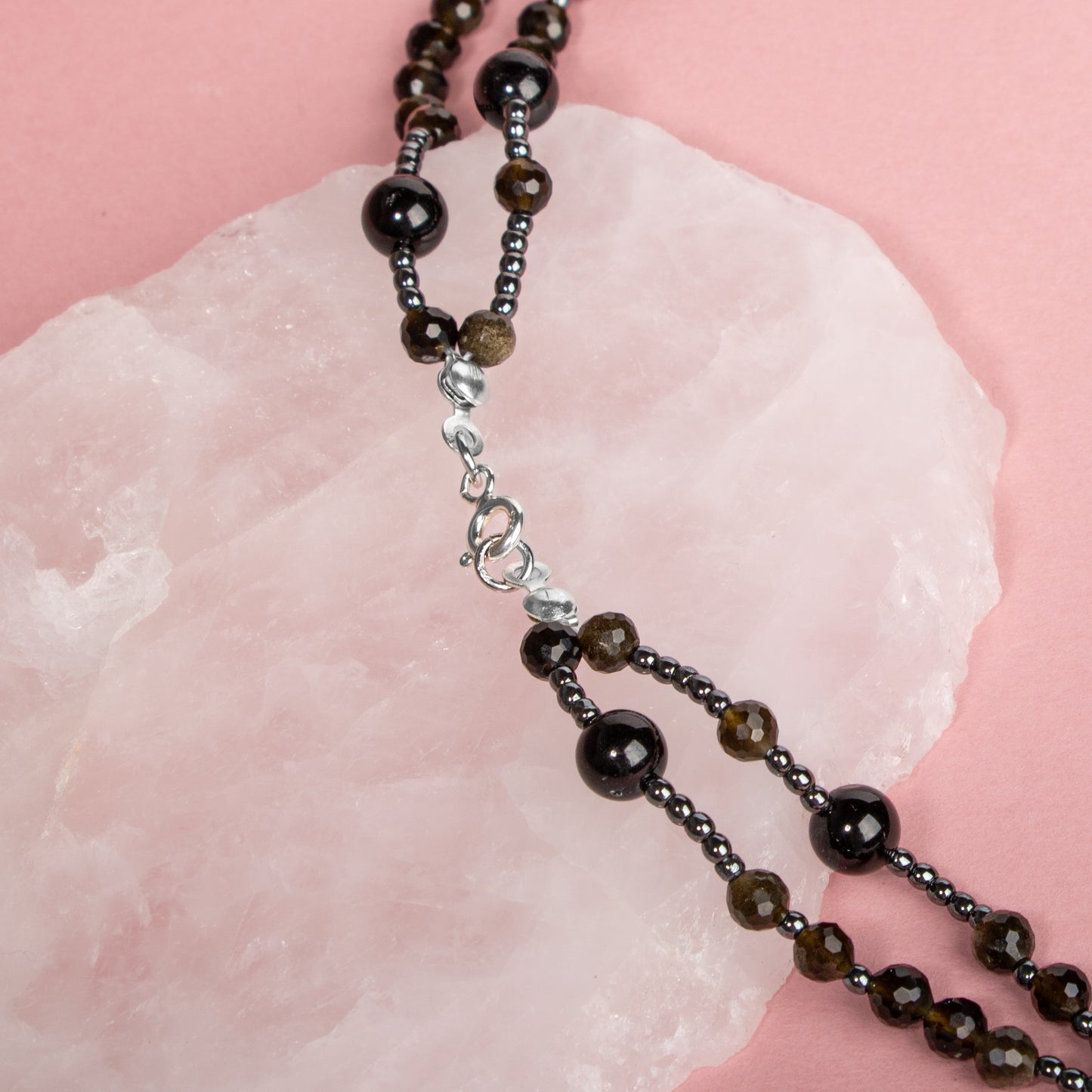 Smoky Quartz Natural Stone Necklace