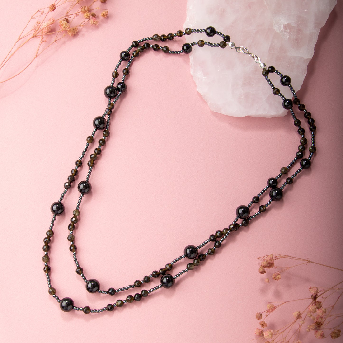 Smoky Quartz Natural Stone Necklace