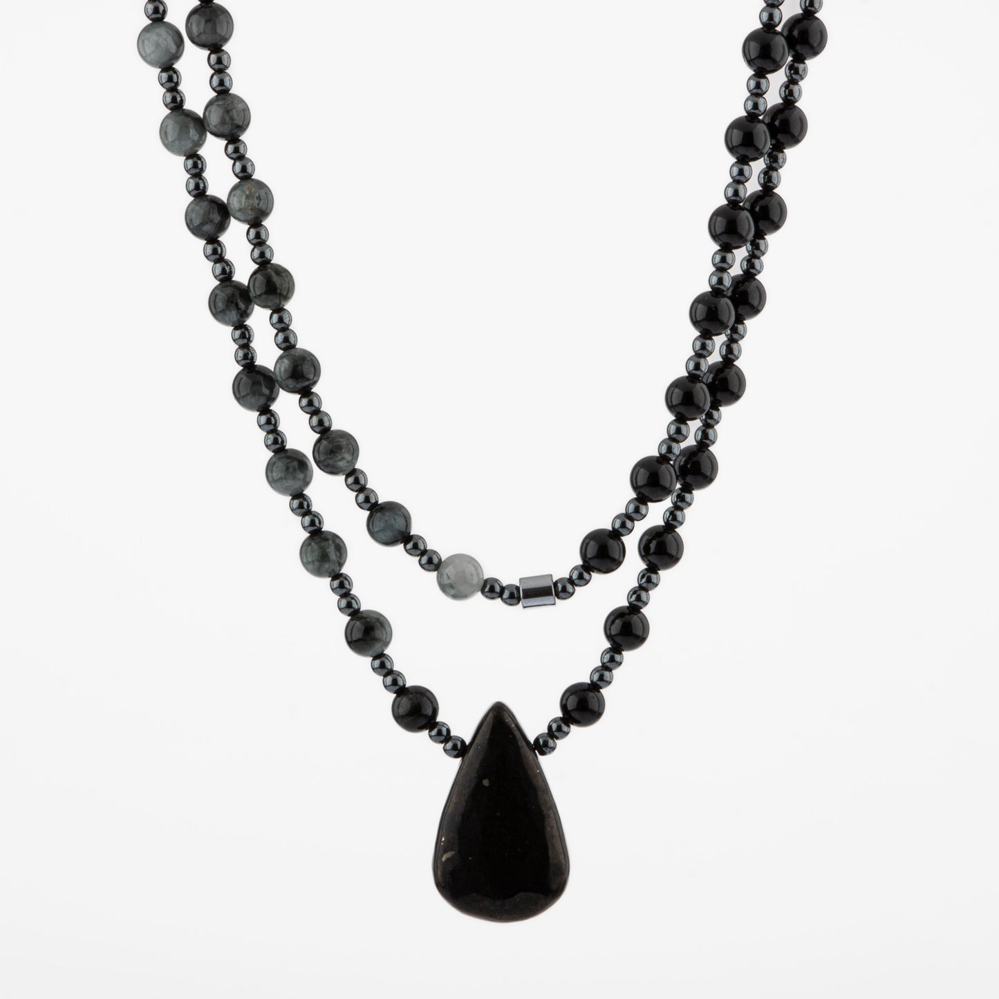 Golden Obsidian Natural Stone Necklace