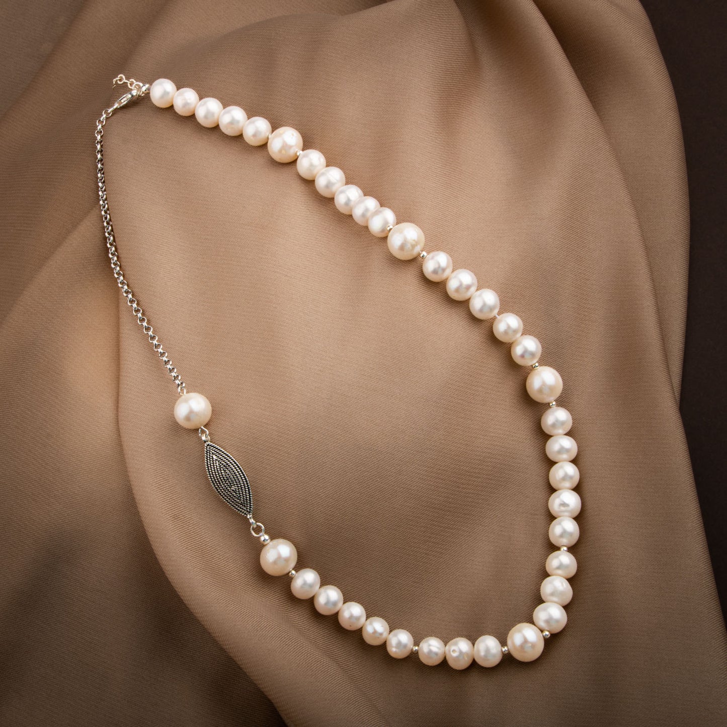 Pearl 925 Sterling Silver Necklace