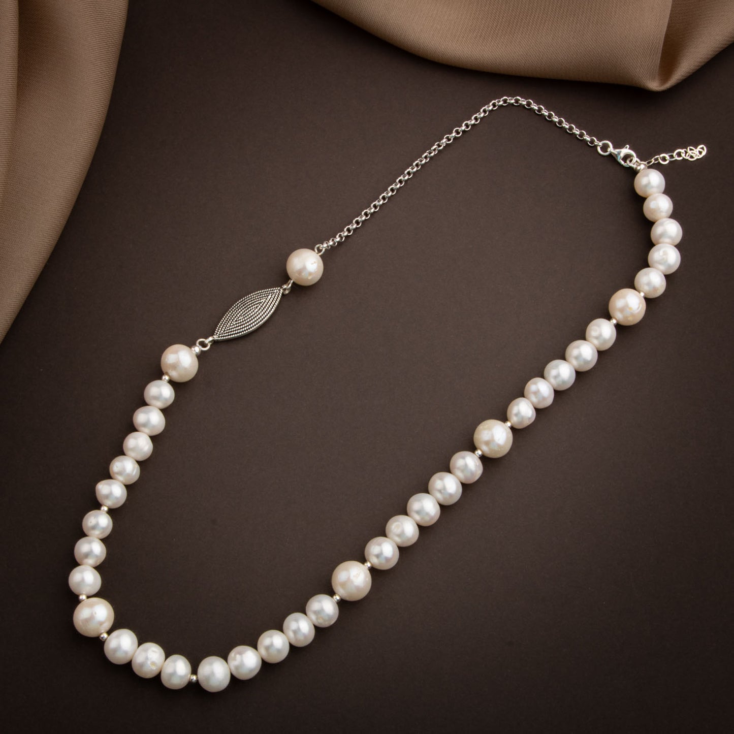 Pearl 925 Sterling Silver Necklace