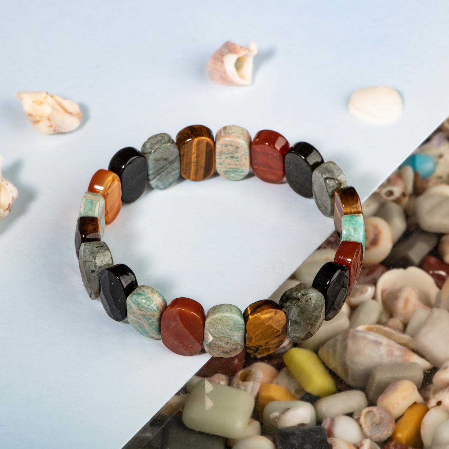 Aquarius Natural Stone Bracelet