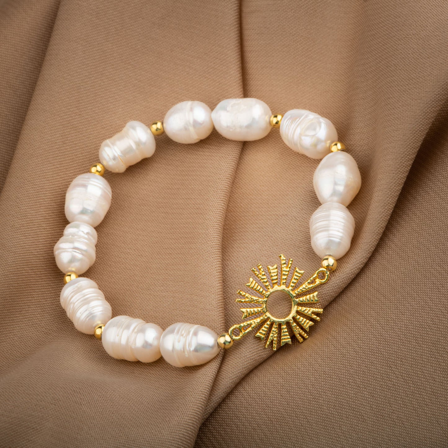 Pearl Natural Stone 925 Sterling Silver Bracelet