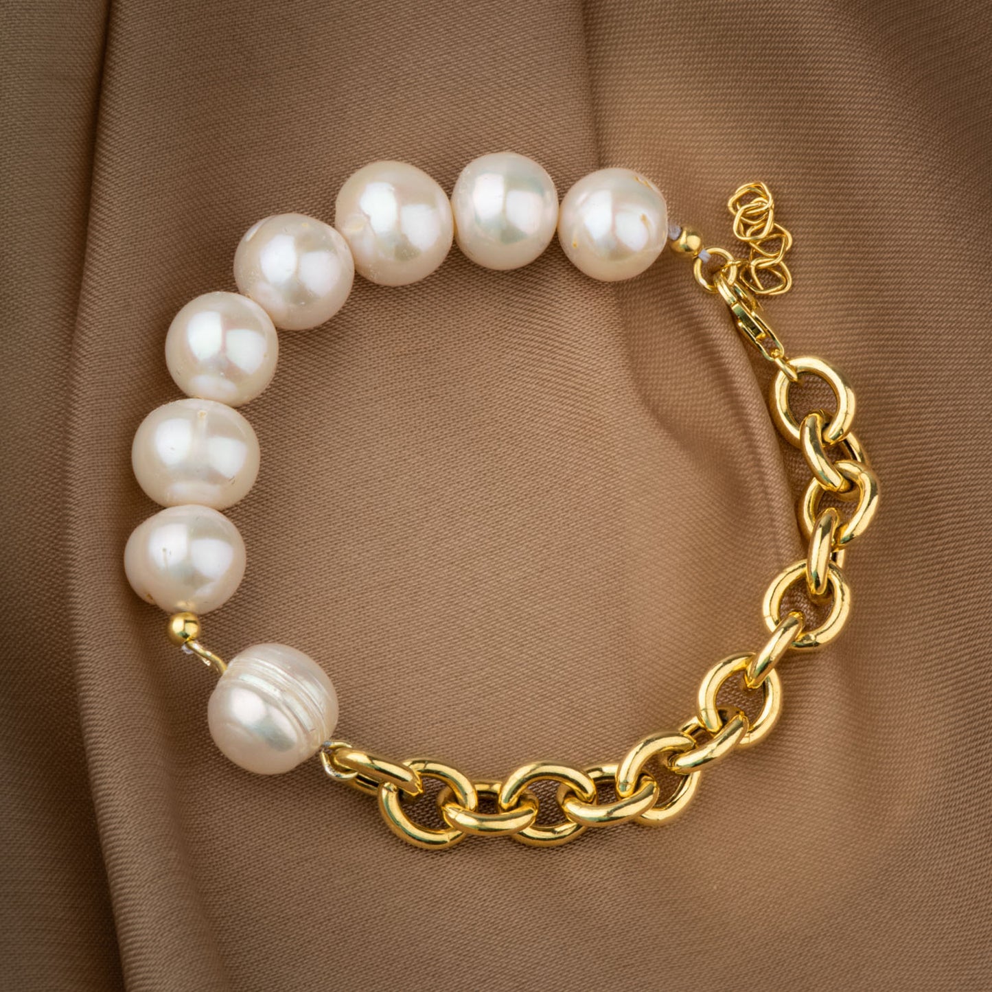 Pearl Natural Stone 925 Sterling Silver Bracelet