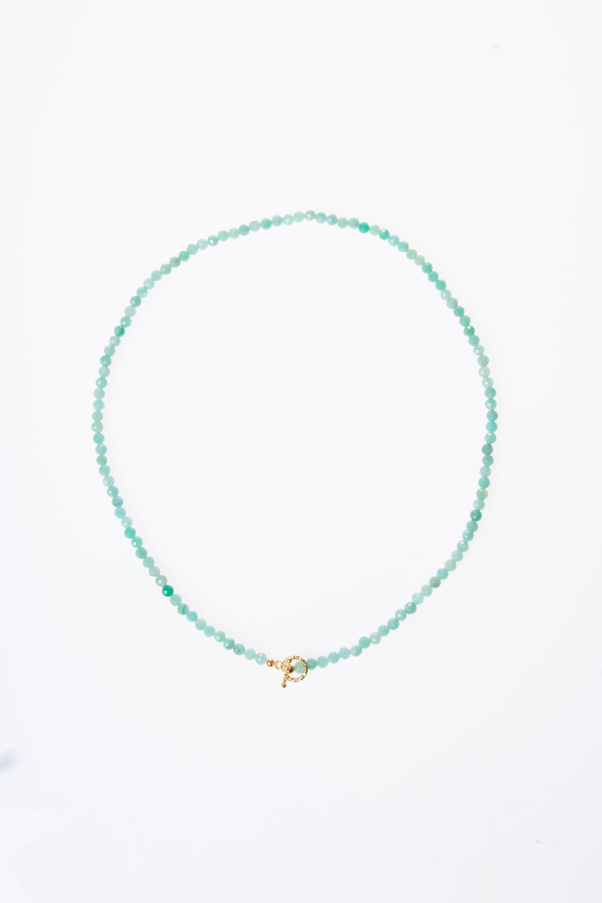 Oceanistone emerald natural stone necklace