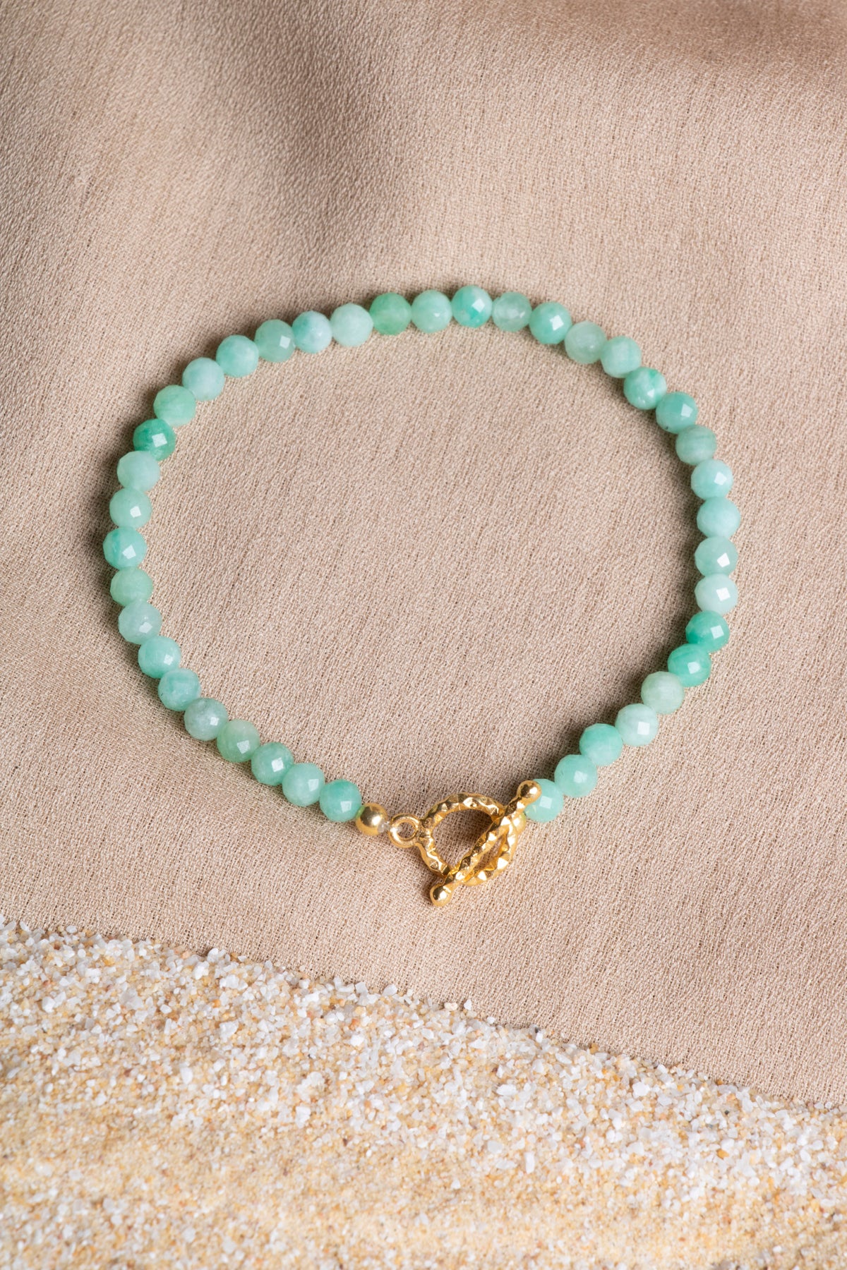 Oceanistone Emerald Natural Stone Bracelet