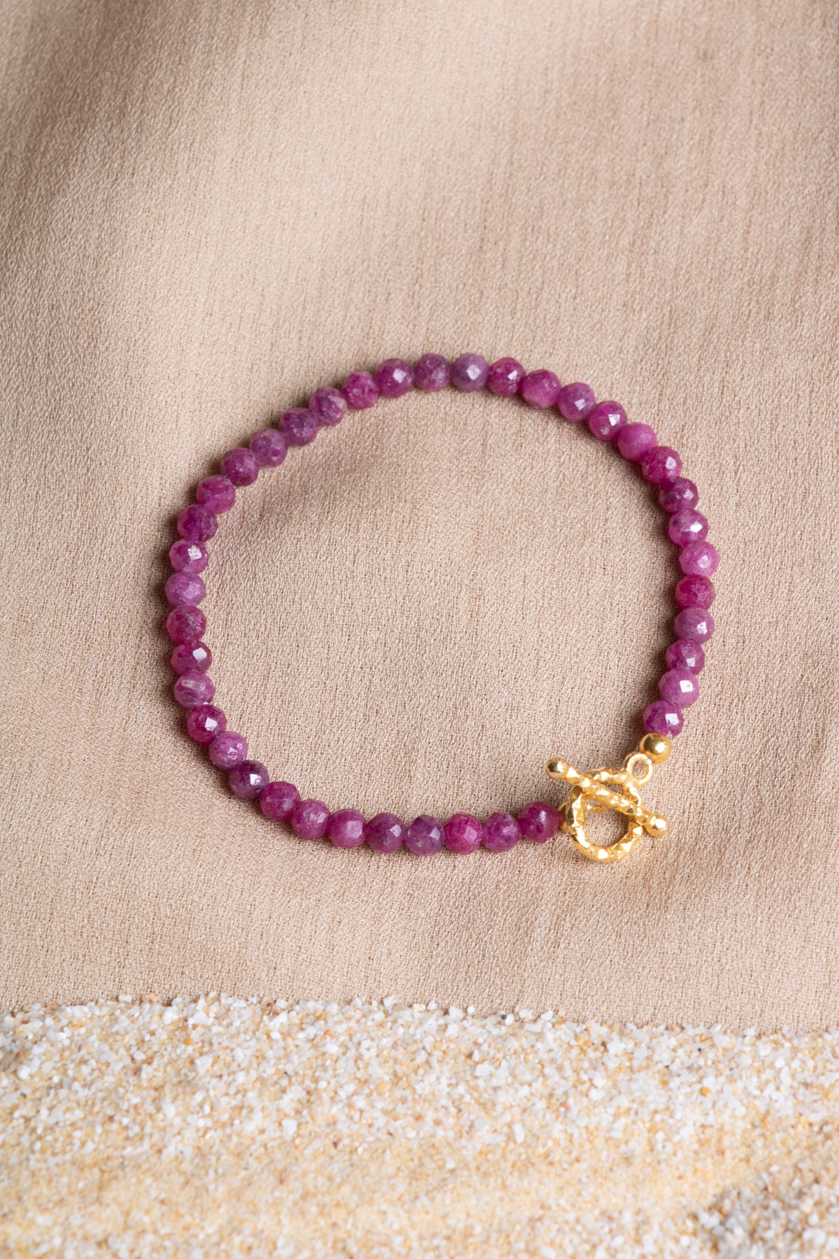 OceanistoneRuby Natural Stone Bracelet