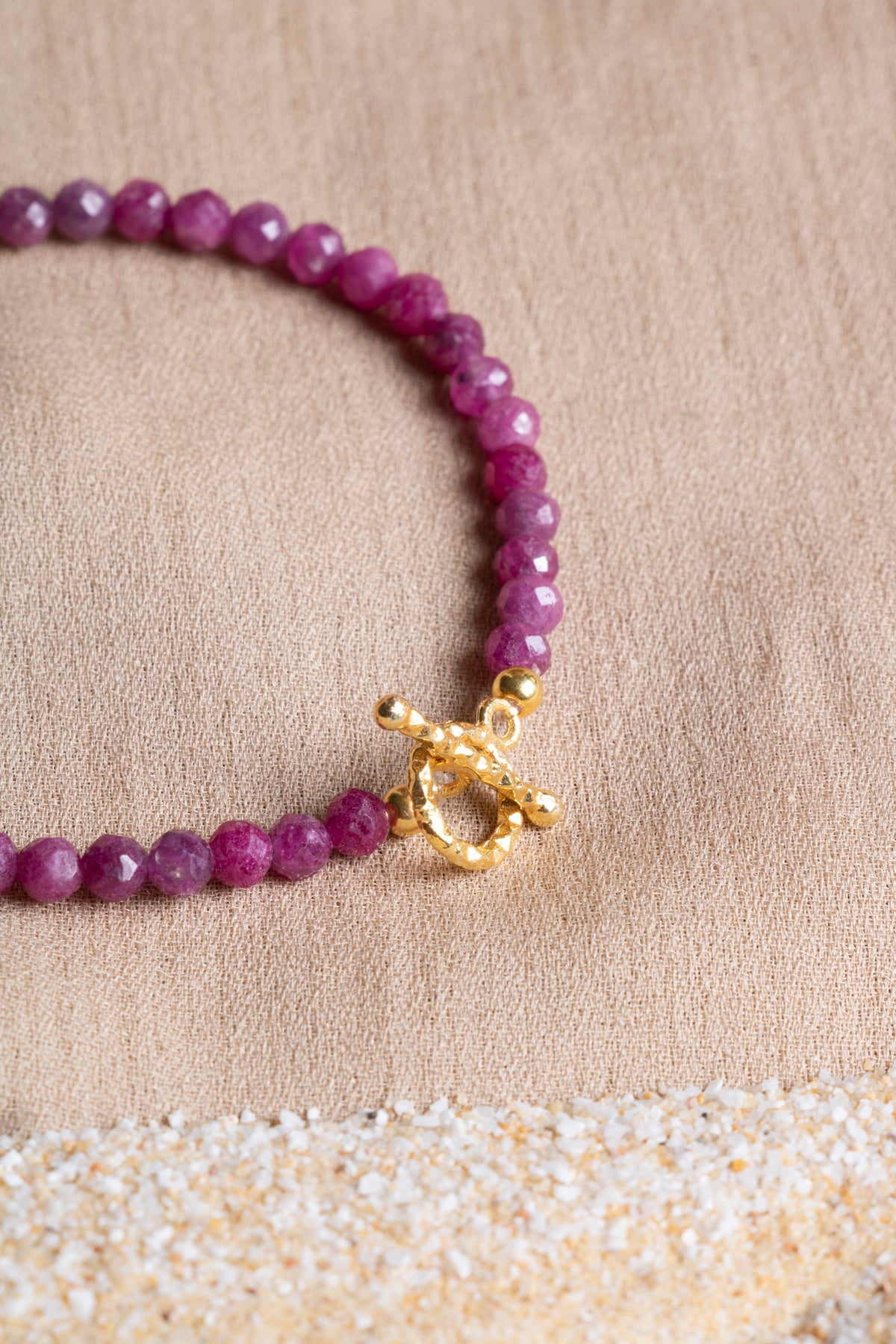 OceanistoneRuby Natural Stone Bracelet