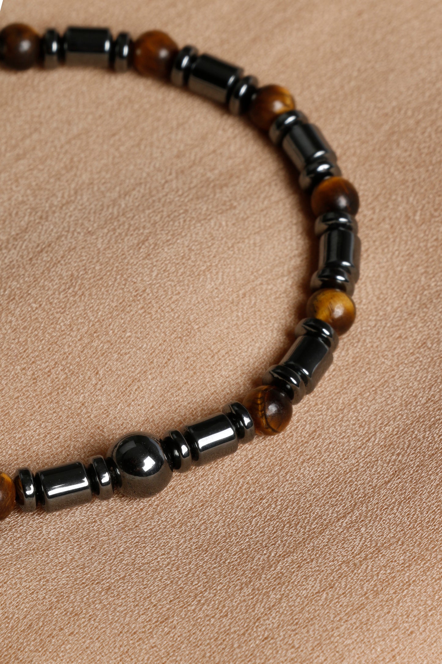 Oceanistone Men’s Bracelet Collection: Tiger Eye, Agate, and Hematite