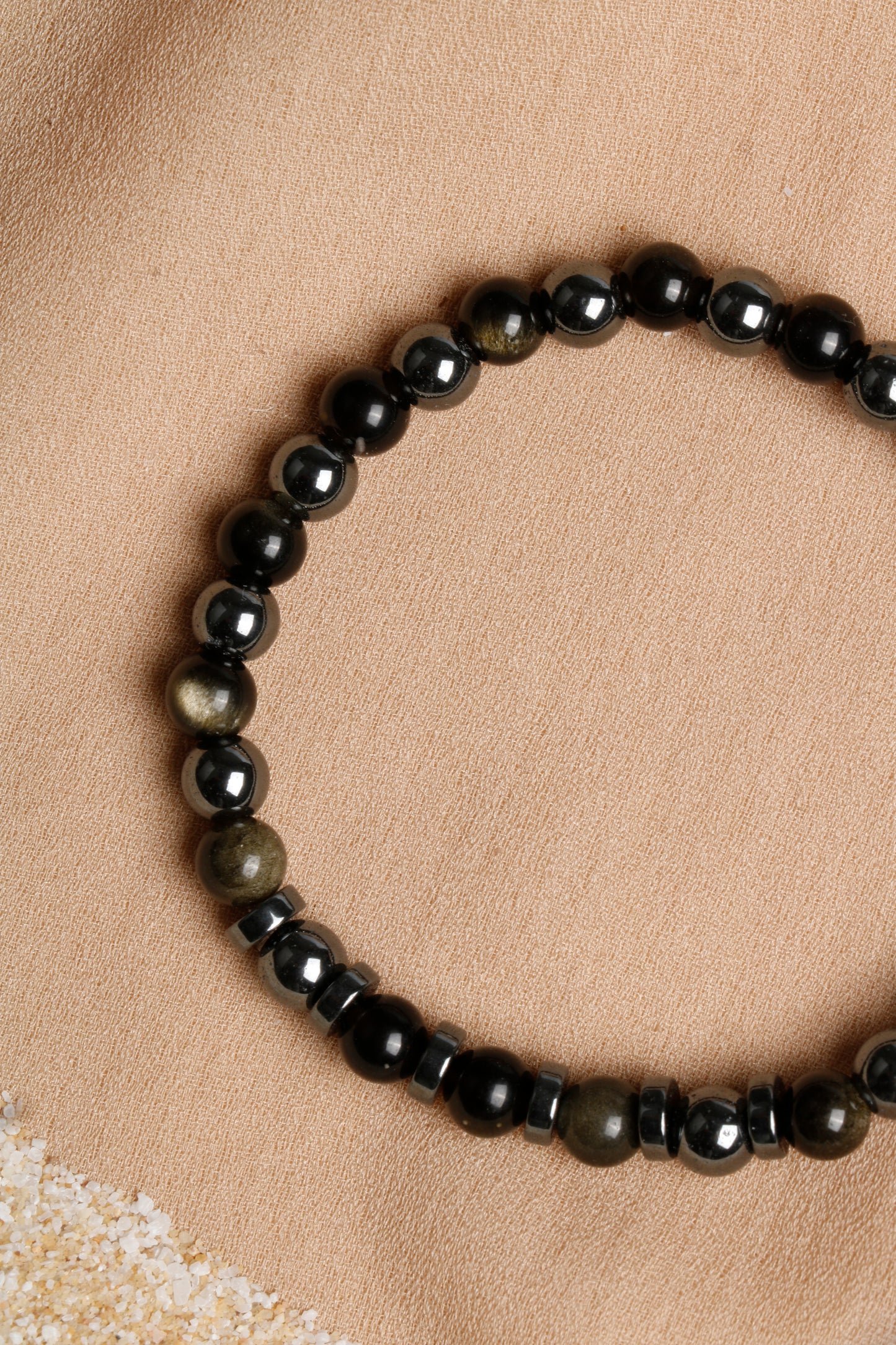 Men's Bracelet Collection with Citrine, Tiger’s Eye, and Hematite Stones