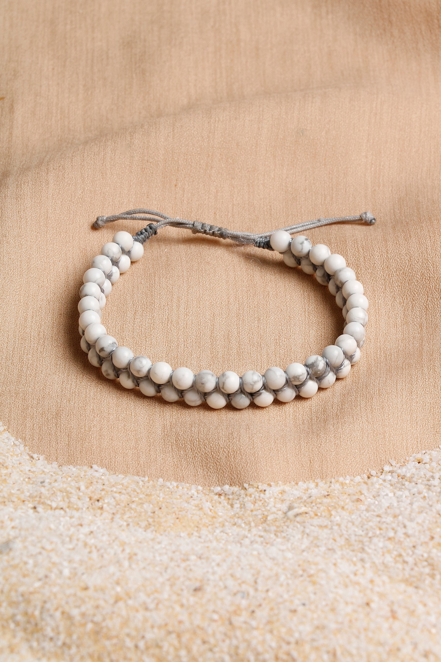 Oceanistone Men’s Bracelet Collection: Howlite and Shungite Harmony