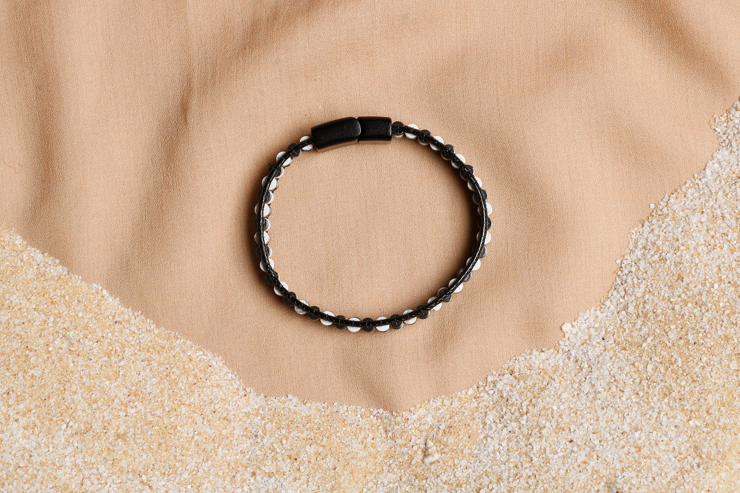 Oceanistone Men’s Bracelet Collection: Howlite and Shungite Harmony