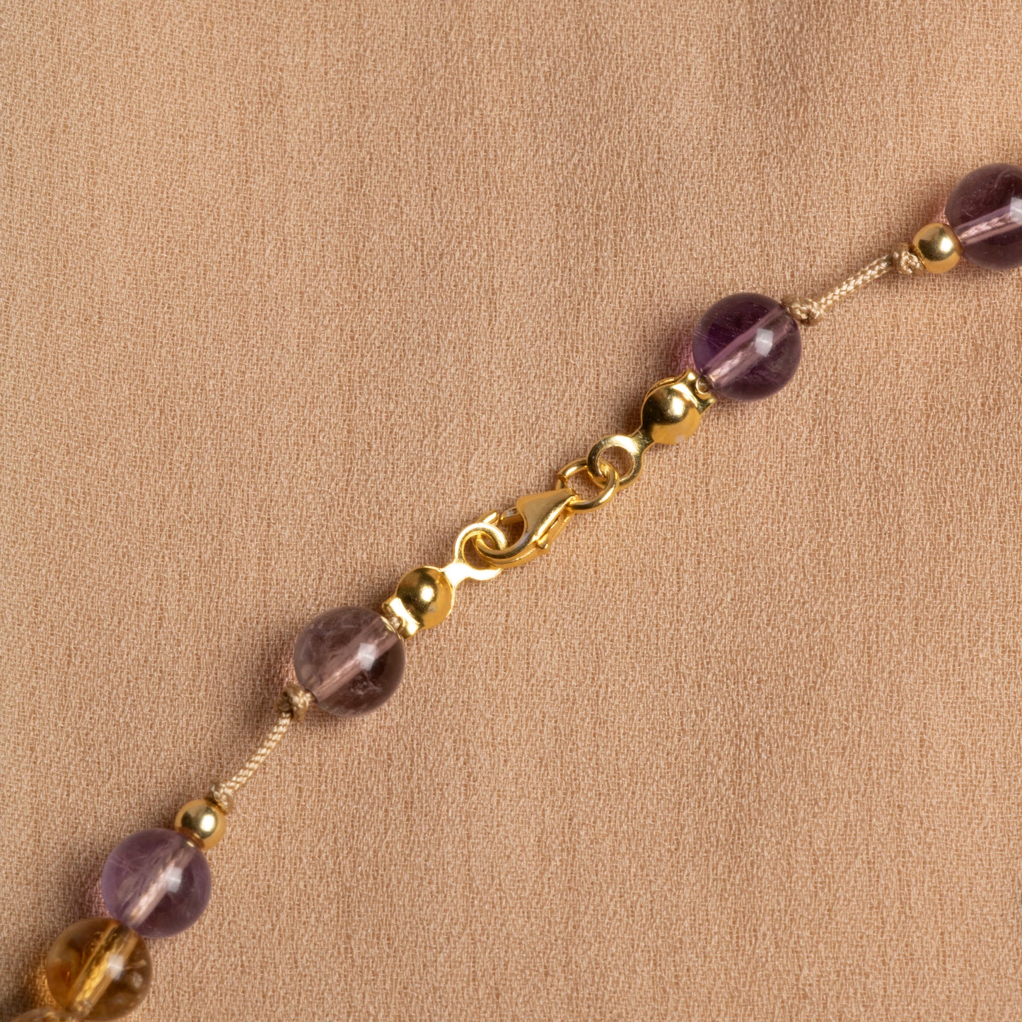 Ametrine Necklace with Sterling Silver Pendant – Oceanistone Collection