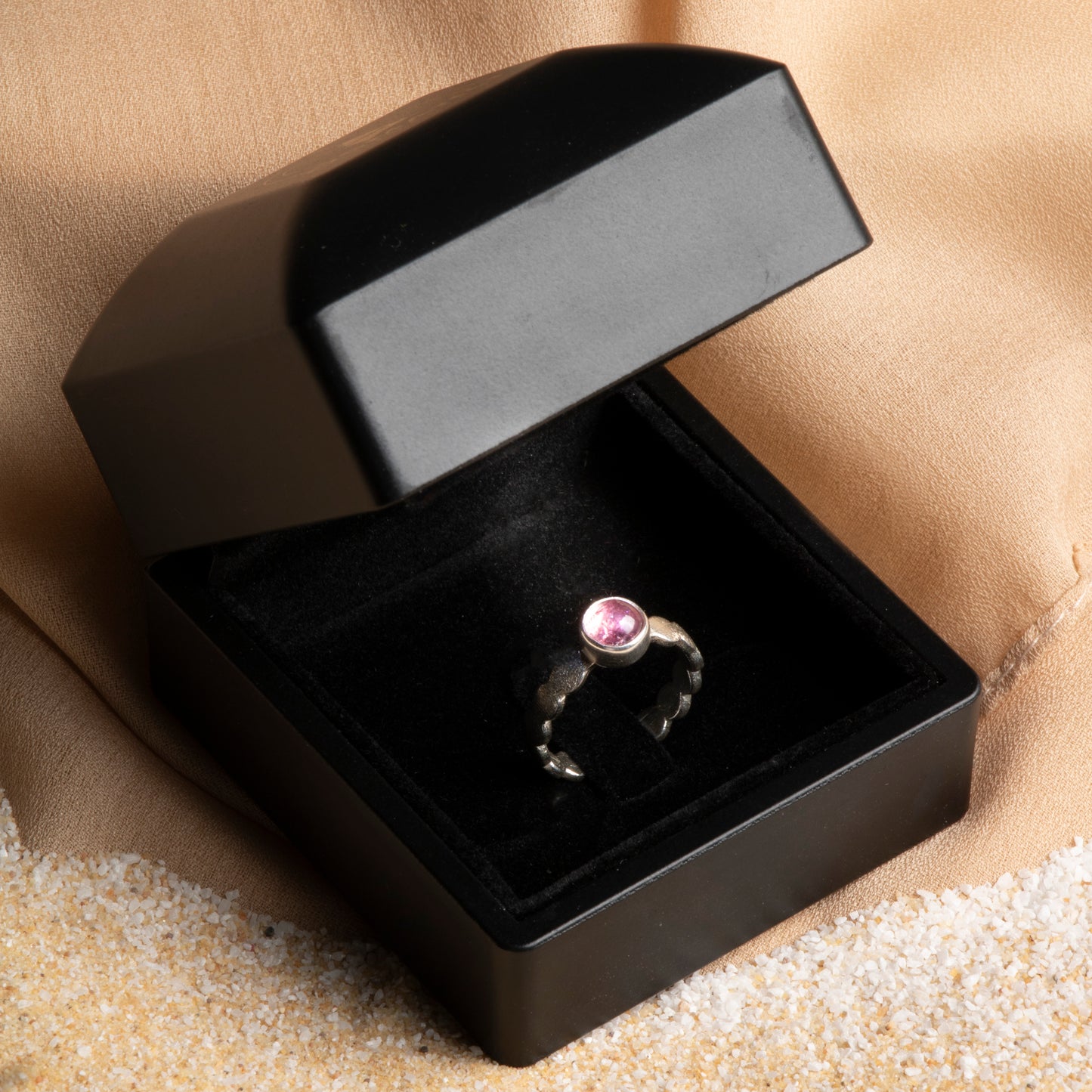 Oceanistone Tourmaline Ring – The Gem of Protection and Balance