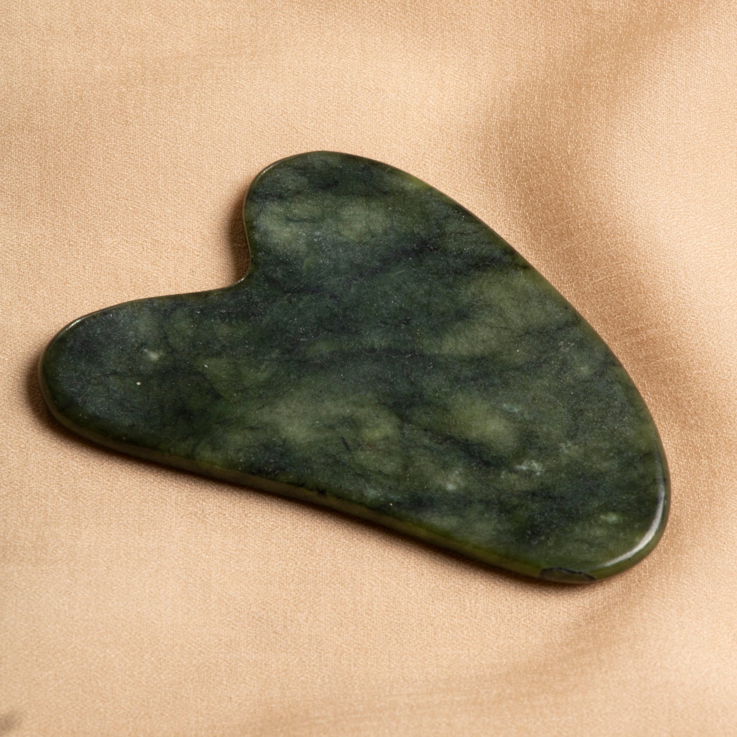 Jade Heart-Shaped Gua Sha Massage Tool