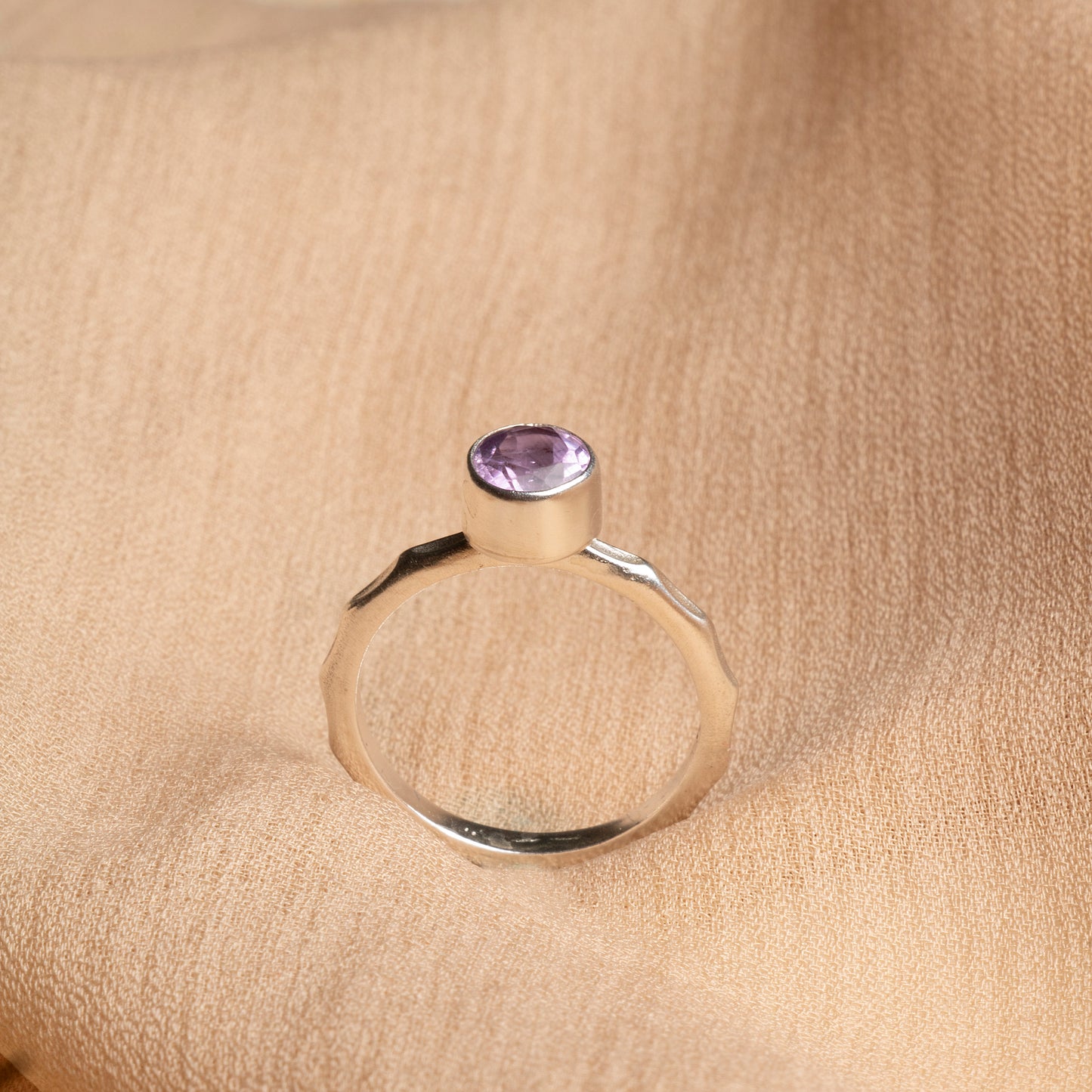 Amethyst Sterling Silver Ring – A Symbol of Elegance & Inner Peace