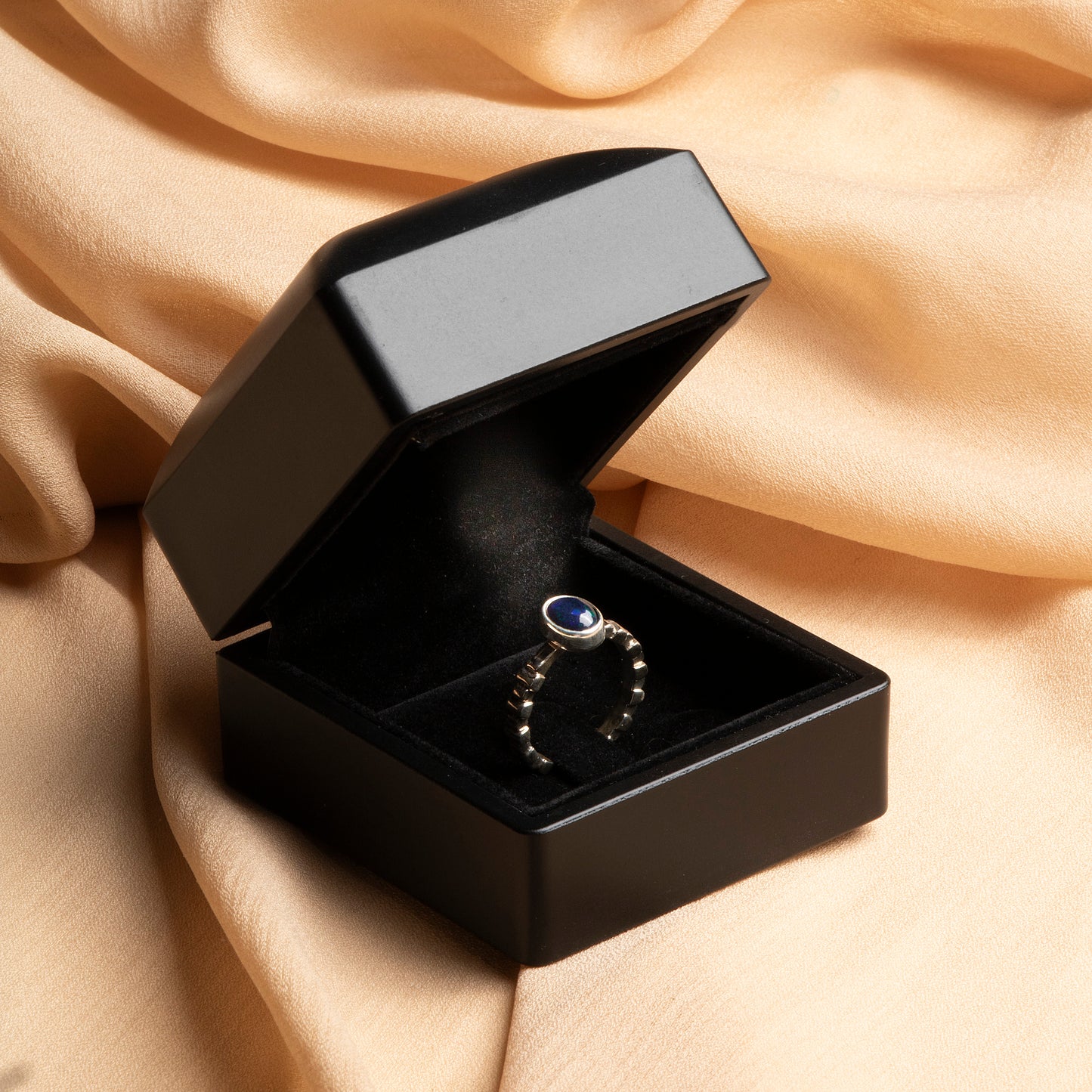 Ethereal Opal Sterling Silver Ring – A Symbol of Creativity & Harmony