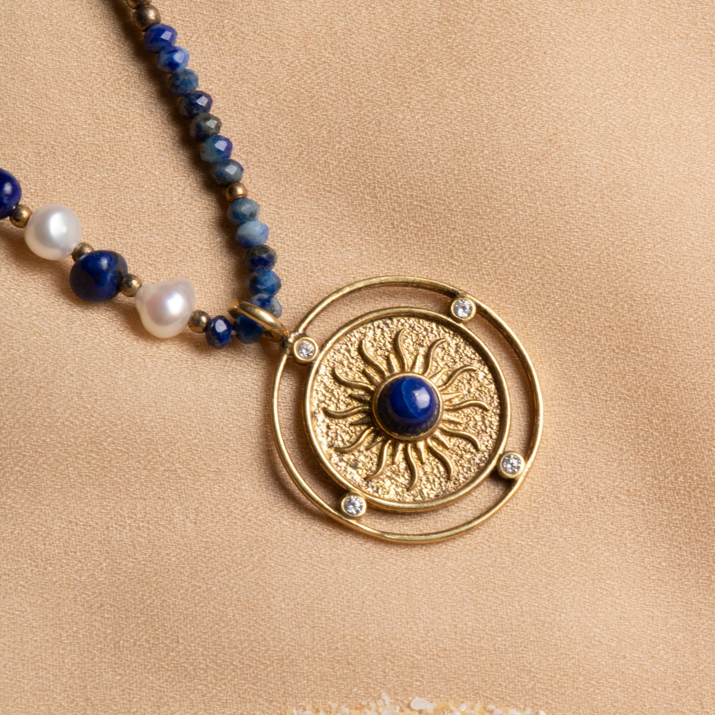 Lapis Lazuli & Pearl Necklace – A Timeless Symbol of Elegance