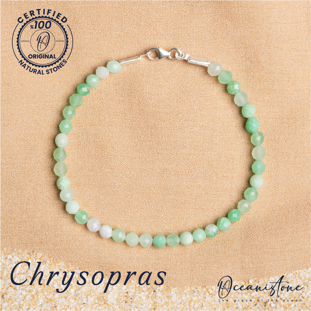 Faceted Chrysoprase Bracelet – Oceanistone