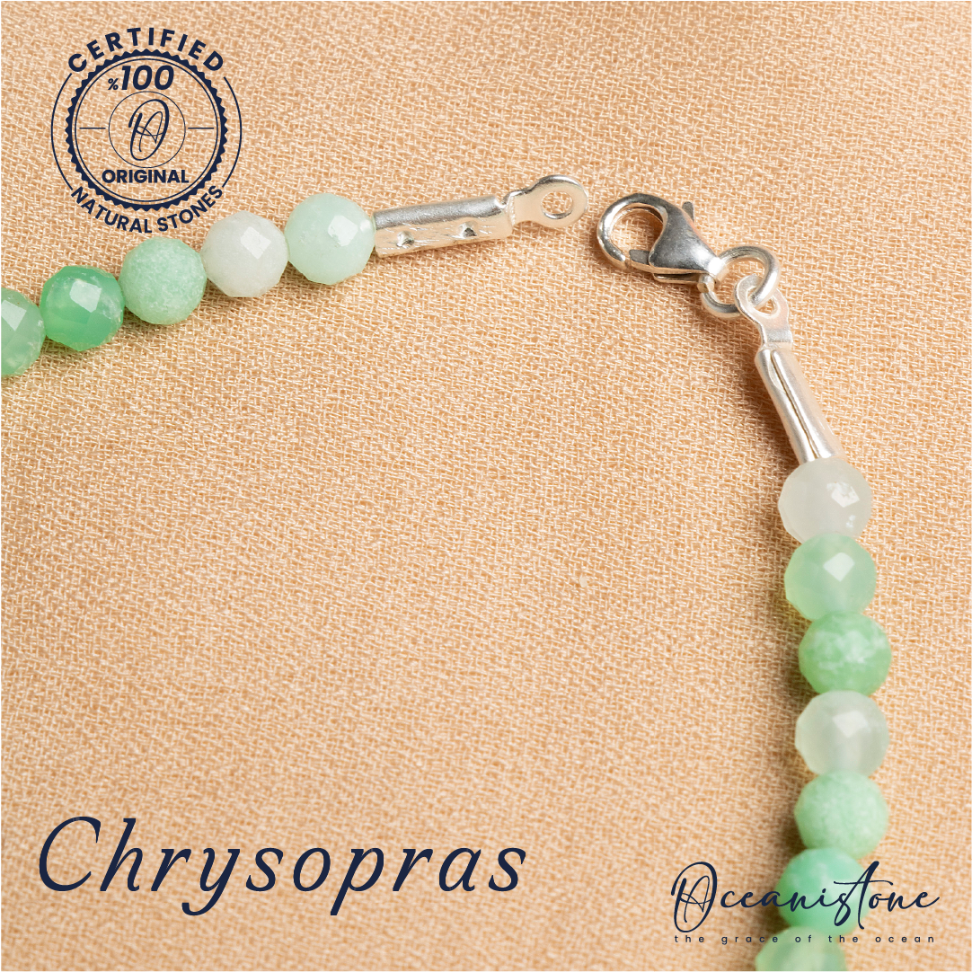 Faceted Chrysoprase Bracelet – Oceanistone