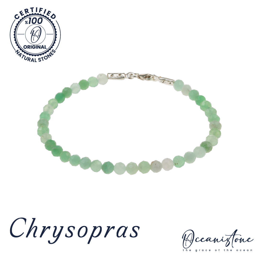 Faceted Chrysoprase Bracelet – Oceanistone