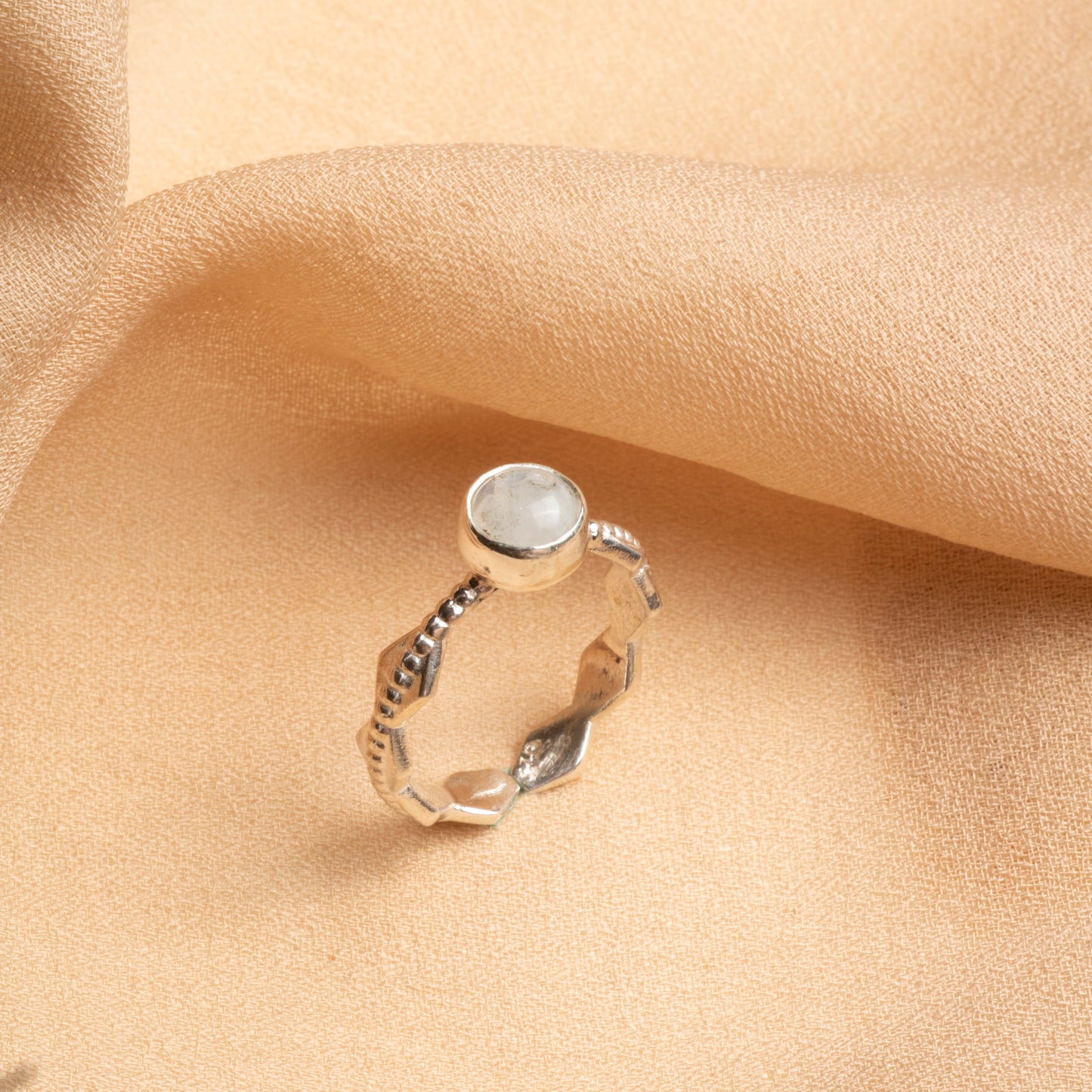 Moonstone Sterling Silver Ring – A Timeless Lunar Treasure